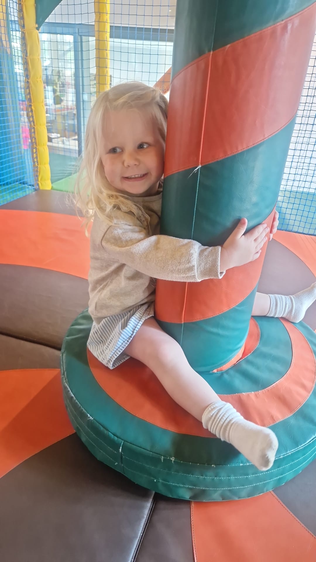 Children building friendships through play.